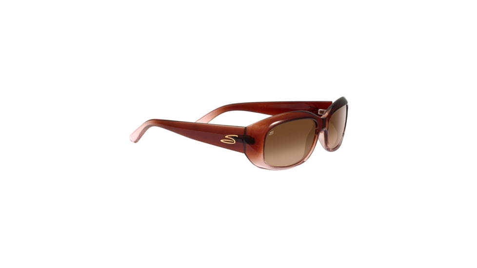 Serengeti Bianca Sunglasses, Clear Brown/Pink Fade Frame, Drivers Gradient Lens, 8090