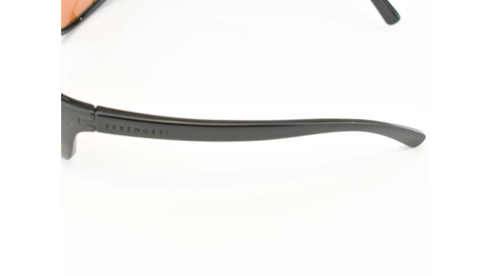 Serengeti Bormio Sunglasses, Shiny Tortoise Black Frame, Polar PhD Drivers Lens, 8167