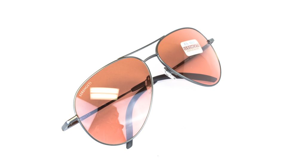 Serengeti Carrara Sunglasses, Satin Dark Gunmetal, Drivers Gradient, 8453