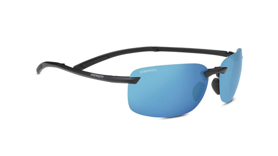 Serengeti Ceriale Sunglasses, Matte Black, Polarized CPG, 8815