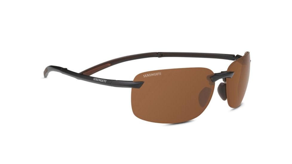 Serengeti Ceriale Sunglasses, Matte Brown, Polarized Drivers, 8816