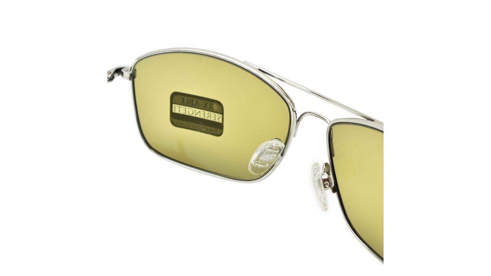 Serengeti Corleone Sunglasses, Shiny Titanium, Polarized 555nm Blue, 8418