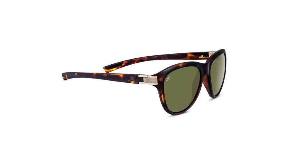 Serengeti Elba Sunglasses, Satin Dark Tortoise, Polarized 555nm 8329