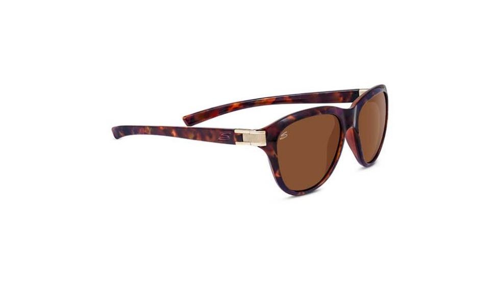 Serengeti Elba Sunglasses, Shiny Red Moss Tortoise, Polarized Drivers 8330