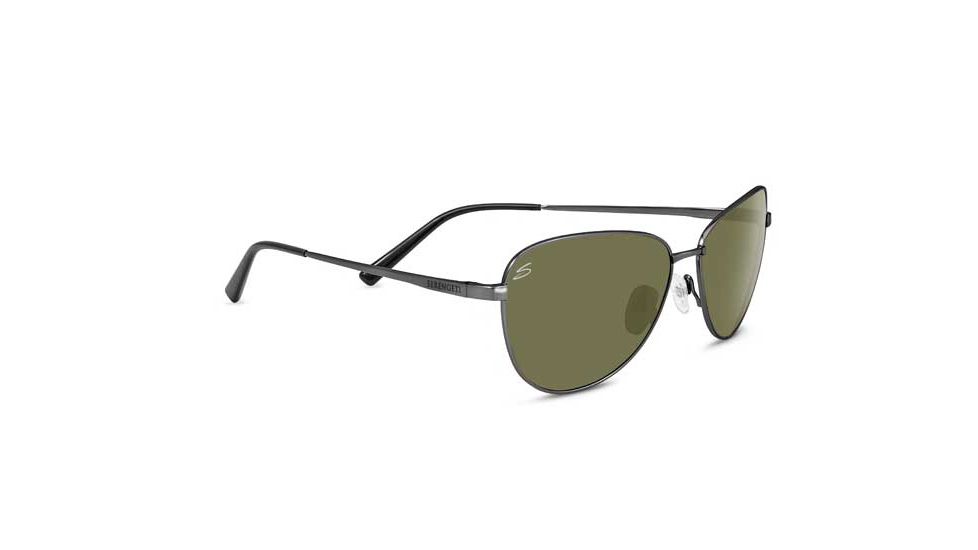 Serengeti Gloria Sunglasses, Satin Dark Gunmetal, Polarized 555nm 8412