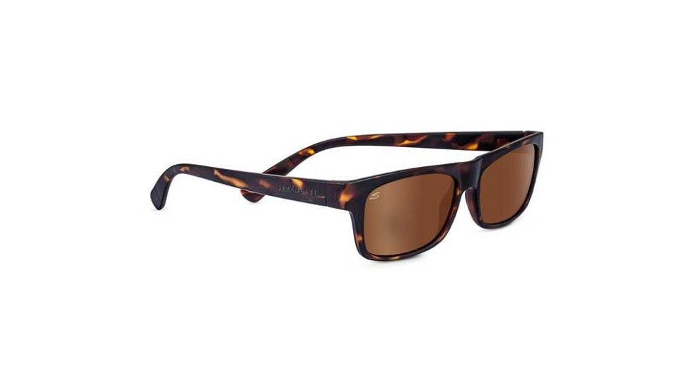 Serengeti Rapallo Sunglasses, Sanded Dark Tortoise, Polarized Drivers Gold 8367