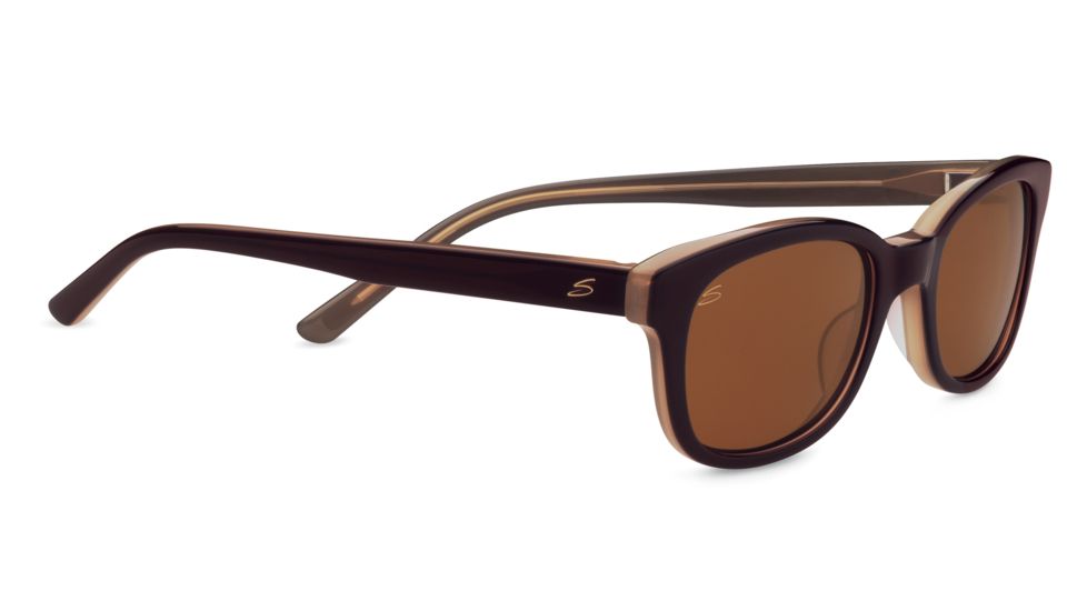 Serengeti Serena Sunglasses - Burnt Almond Frame and Polarized Drivers Lens 7780