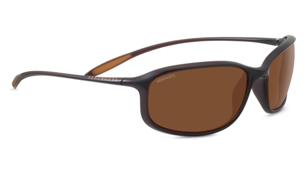 Serengeti Sestriere Sunglasses, Root beer Frame, Polar PhD Drivers Lens, 8109
