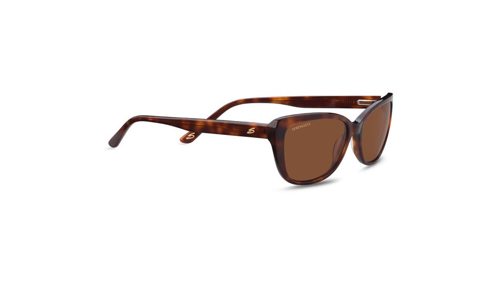 Serengeti Sophia, Polarized Drivers, Cat-Eye, Female, Shiny  Caramel Tortoise, Medium 8628