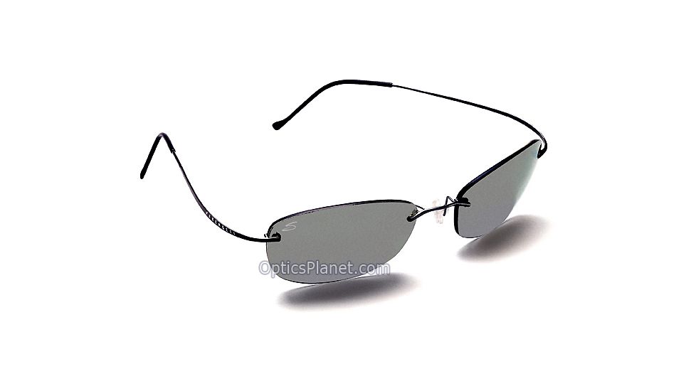 Serengeti Stratus Titanium PolarMax Polarized Photochromic CPG Lens Sunglasses, Gunmetal Frame - 6845