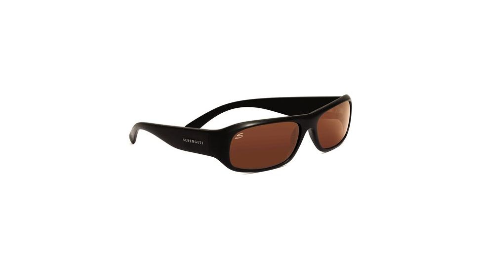Serengeti Genova, Shiny Black Frame, Drivers Polarized Lens, 7449