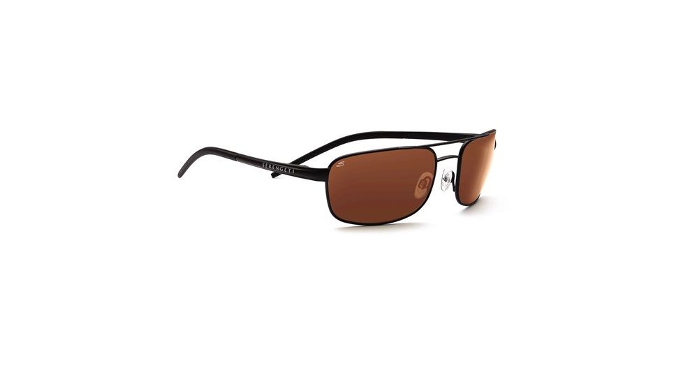 Serengeti Riano, Satin Black Frame, Drivers Polarized Lens, 7431