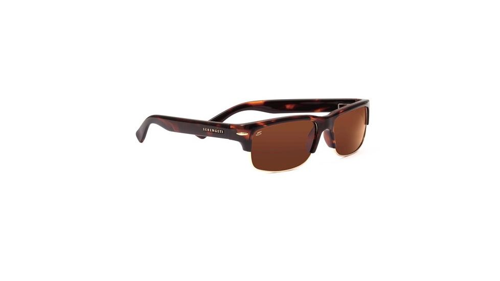 Serengeti Vasio, Dark Tortoise Frame, Drivers Polarized Lens, 7500