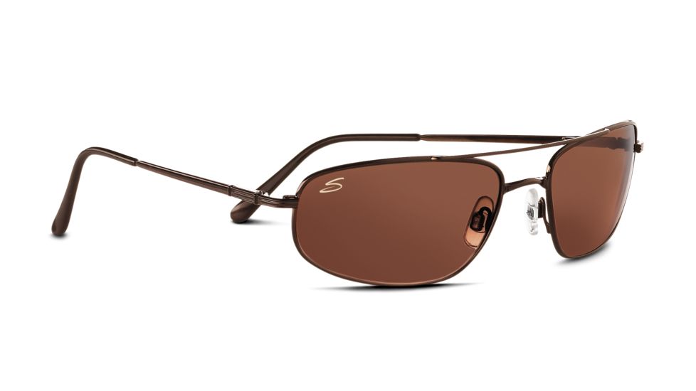 Serengeti Velocity Titanium Sunglasses - Espresso Frame, Drivers Polarized Lens 7273