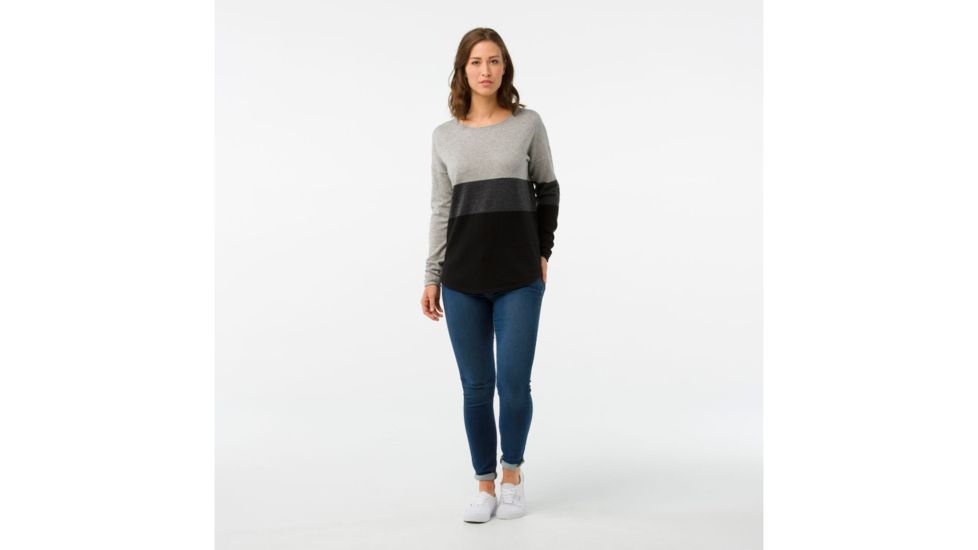 Smartwool Shadow Pine Crew Sweater-Women's, Black, Extra Small, SW000321001-XS