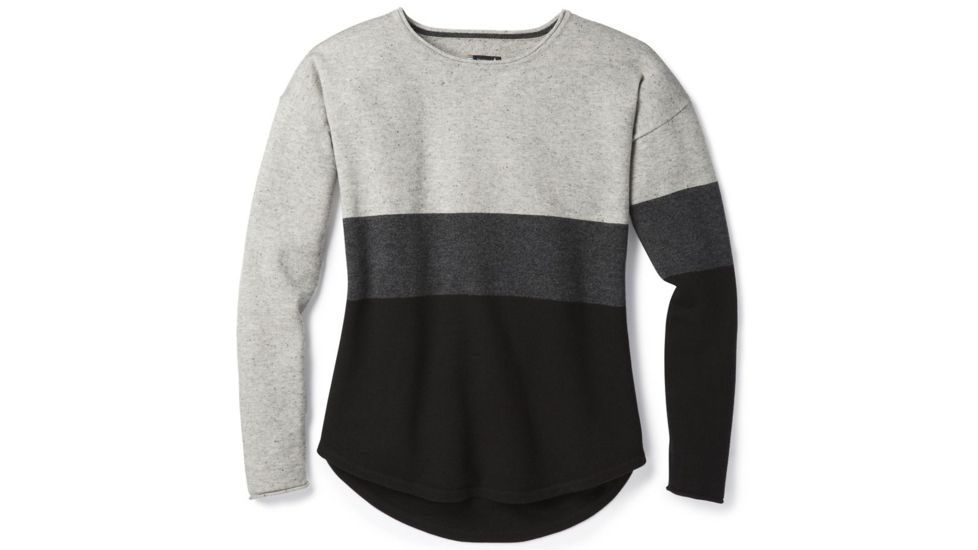 Smartwool Shadow Pine Crew Sweater-Women's, Black, Extra Small, SW000321001-XS