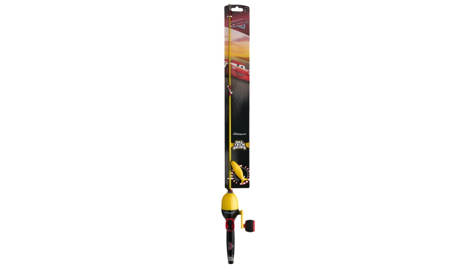 Shakespeare Disney Cars Advanced Kit, 3.1/1, 5, 2ft. 6in. Rod Length, Medium Power, 1 Piece Rod, CARSKIT-A
