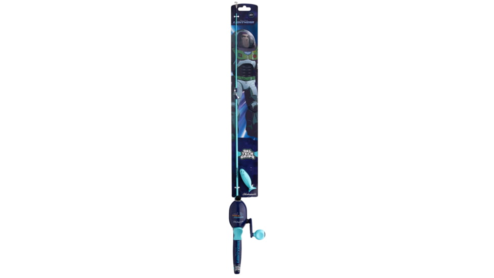 Shakespeare Disney Lightyear Beginner Kit, 3.1/1, 5, 2ft. 6in. Rod Length, Medium Power, 1 Piece Rod, LIGHTYRKIT-B