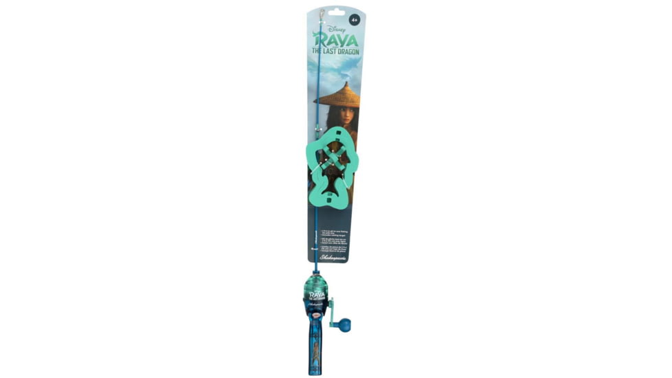 Shakespeare Disney Raya and the Last Dragon Adv Kit, 3.1/1, 5, 2ft. 6in. Rod Length, Medium Power, 1 Piece Rod, RAYALTKIT