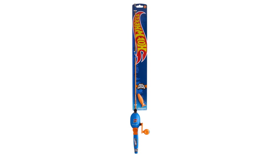 Shakespeare Mattel Hot Wheels Combo, 3.1/1, 5, 2ft. 6in. Rod Length, Medium Power, 1 Piece Rod, HOTWHLSKIT-B