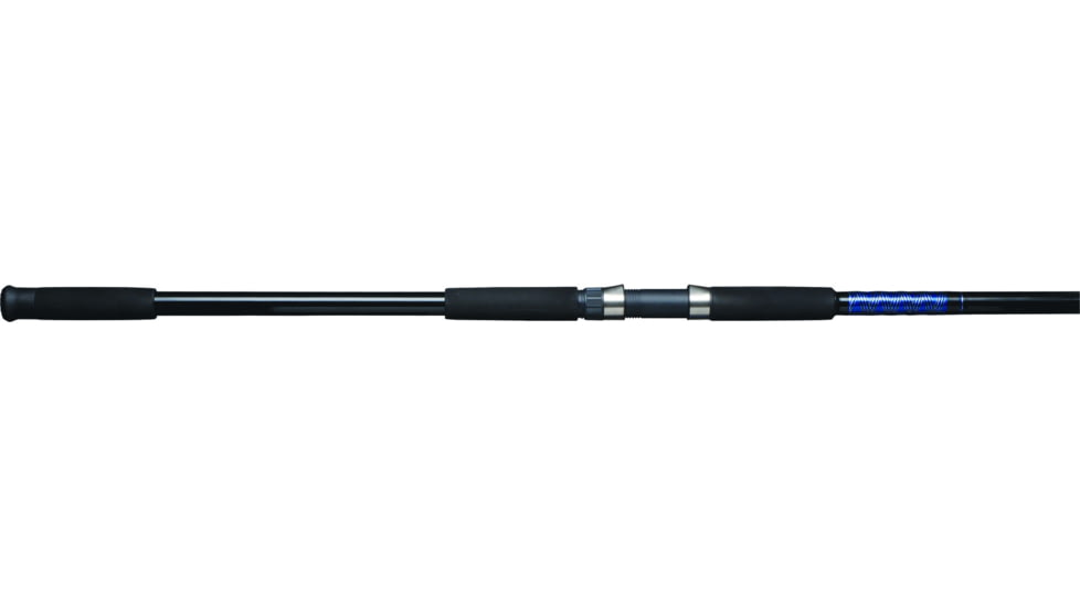 Shakespeare Tidewater Spinning Rod, 2 Piece, Medium, 1-4oz Lures, 10 lb-25lb, 5 Guides, 12, TWSF1025S12