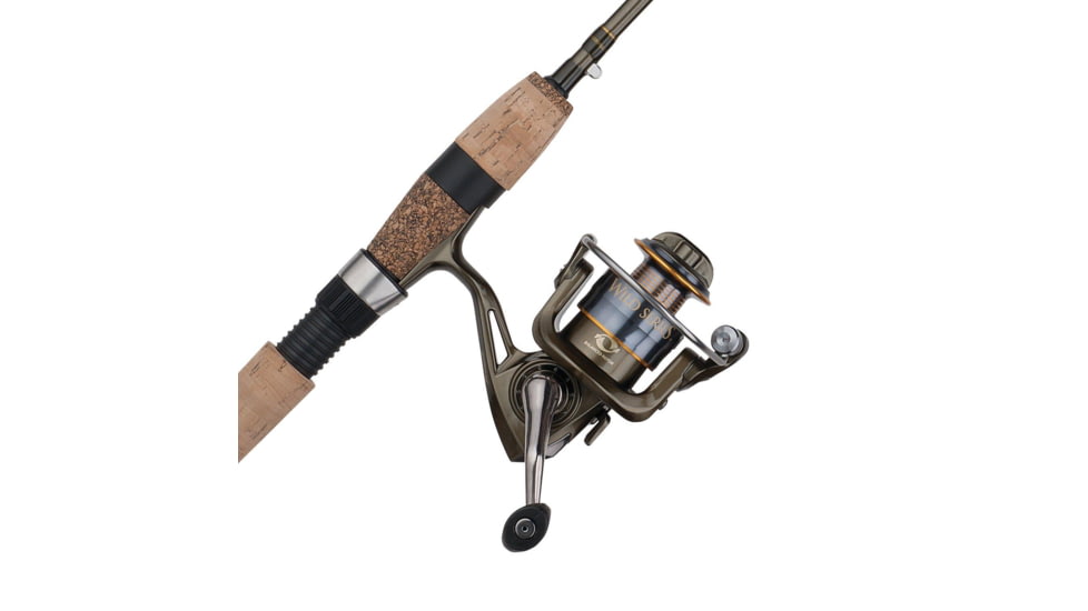 Shakespeare Wild Series Panfish Combo, 4.4/1, Right/Left, 25, 6ft. Rod Length, Light Power, 1 Piece Rod, WILDPAN601L25