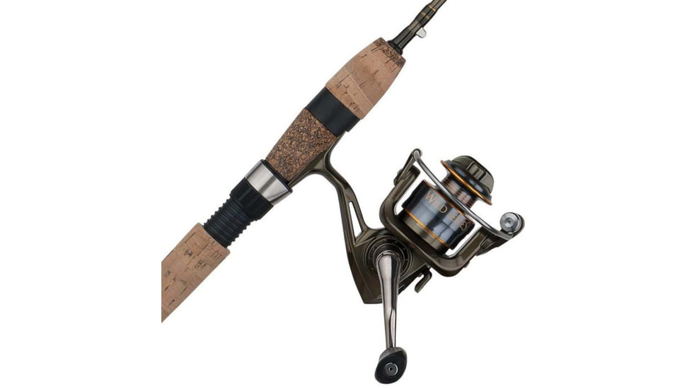 Shakespeare Wild Series Trout Combo, 4.4/1, Right/Left, 25, 7ft. Rod Length, Ultra Light Power, 2 Pieces Rod, WILDTRT702UL25