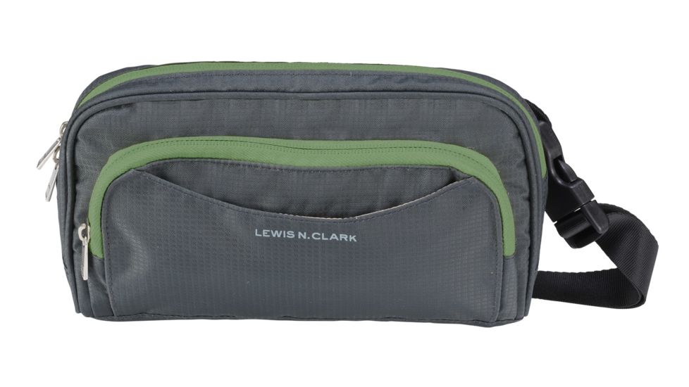 She Travels RFID-Body Wallet, Charcoal, 1260CHR