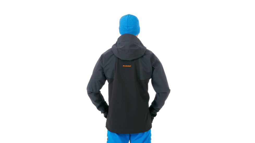 Mammut Eisfeld Guide SO Hooded Jacket - Men's, Black, 2XL, 1011-00750-0001-117
