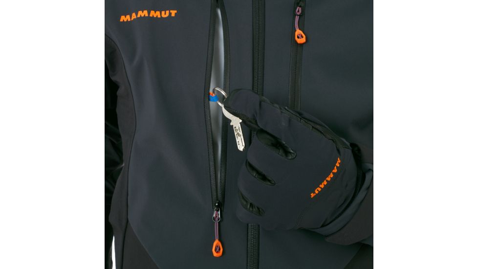 Mammut Eisfeld Guide SO Hooded Jacket - Men's, Black, 2XL, 1011-00750-0001-117