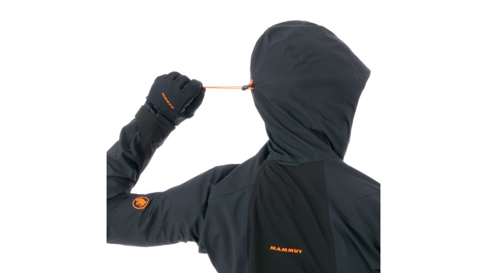 Mammut Eisfeld Guide SO Hooded Jacket - Men's, Black, 2XL, 1011-00750-0001-117