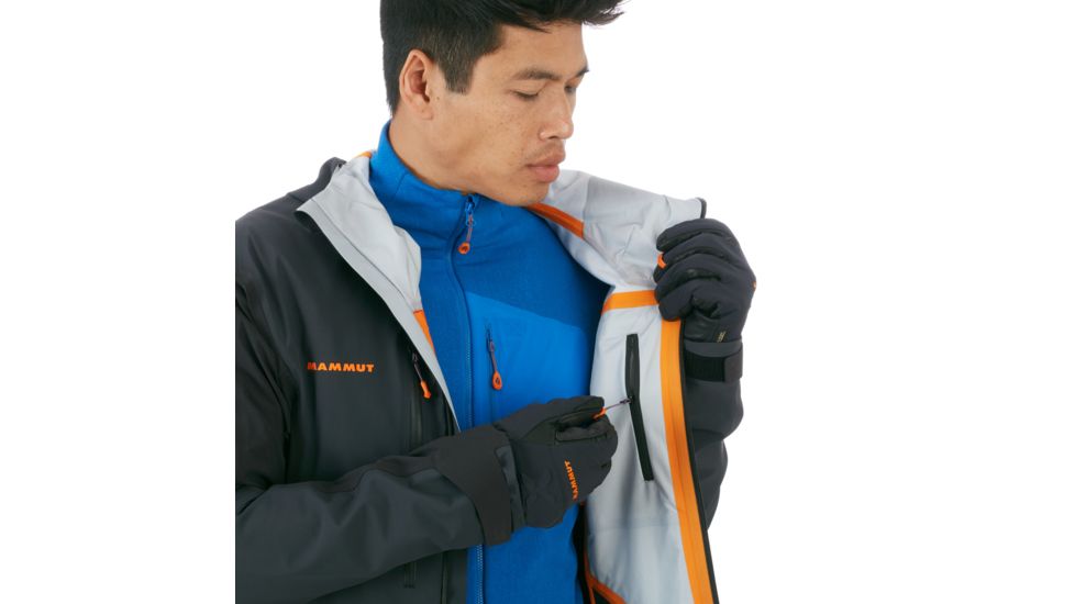 Mammut Eisfeld Guide SO Hooded Jacket - Men's, Black, 2XL, 1011-00750-0001-117
