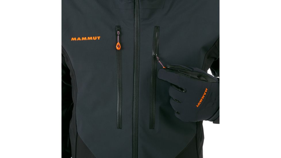 Mammut Eisfeld Guide SO Hooded Jacket - Men's, Black, 2XL, 1011-00750-0001-117