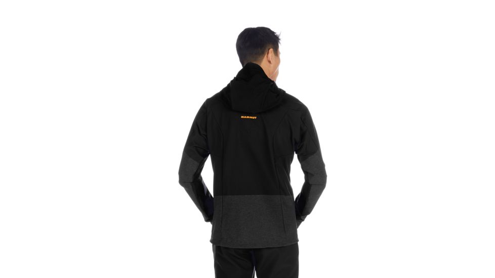 SHED, Mammut Eisfeld Light SO Hoody - Mens, Black, Medium, 1011-00020-0001-114-DEMO