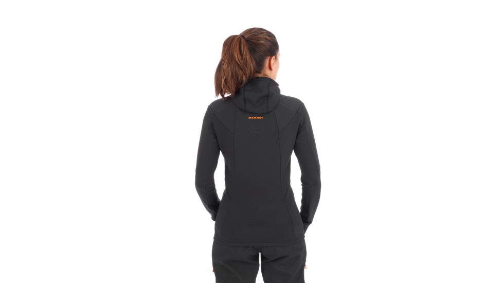 SHED, Mammut Eiswand Advanced ML Hooded Jacket - Womens, Black, Small, 1014-00740-0001-113-DEMO