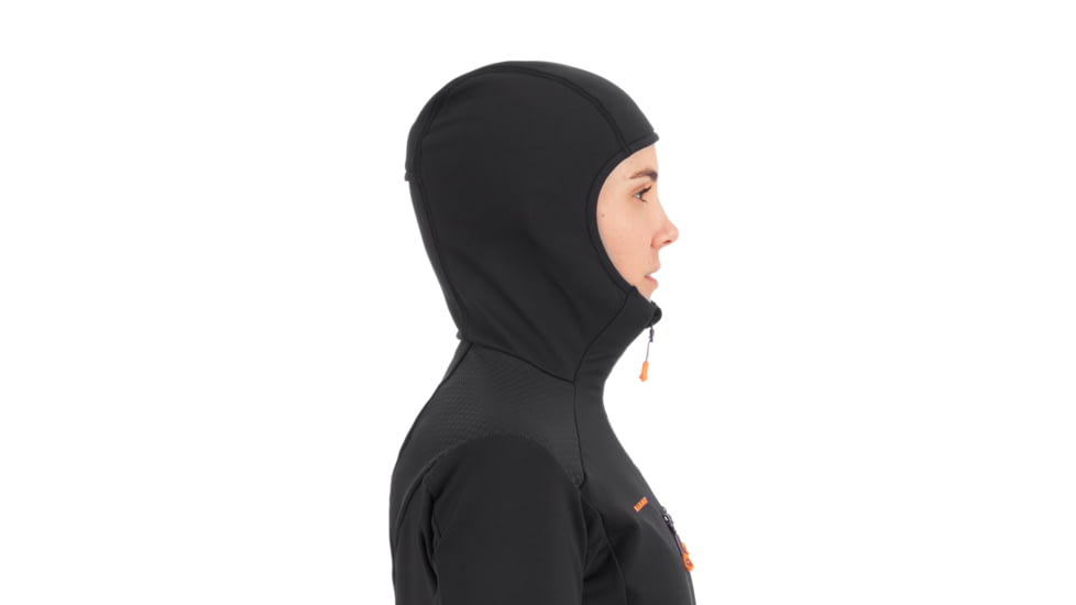 SHED, Mammut Eiswand Advanced ML Hooded Jacket - Womens, Black, Small, 1014-00740-0001-113-DEMO