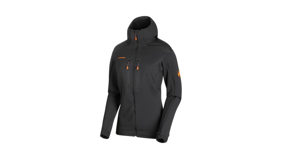 SHED, Mammut Eiswand Advanced ML Hooded Jacket - Womens, Black, Small, 1014-00740-0001-113-DEMO