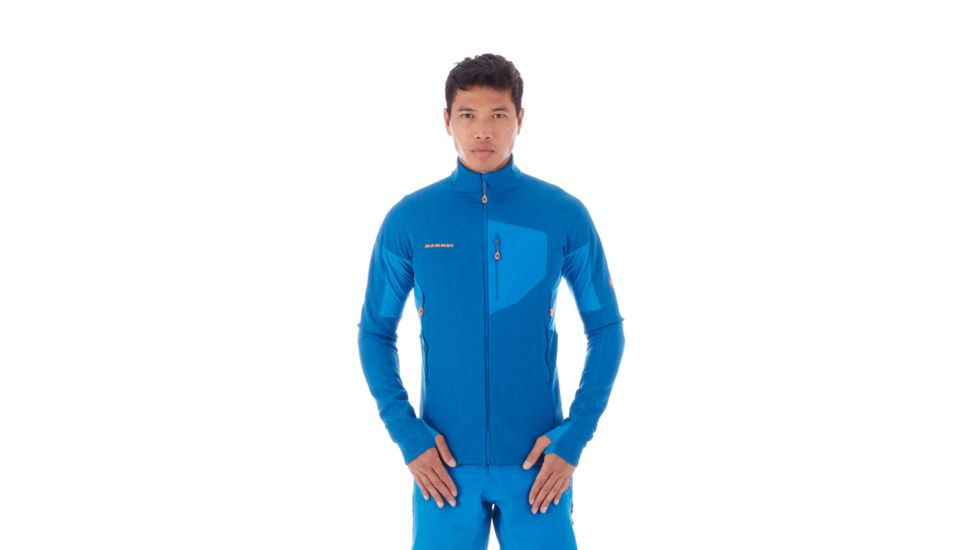 SHED, Mammut Eiswand Guide Midlayer Jacket - Mens, Ice, Medium, 1014-01450-5072-114-DEMO