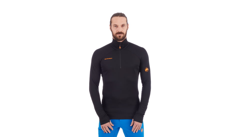 SHED, Mammut Moench Advanced Half Zip Longsleeve - Mens, Black/Black, Medium, 1041-09890-001-114-DEMO