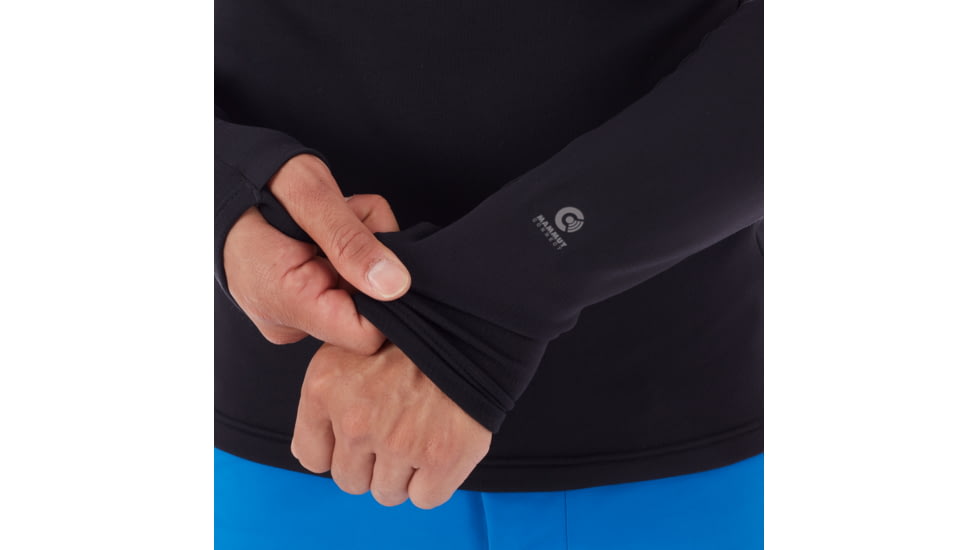 SHED, Mammut Moench Advanced Half Zip Longsleeve - Mens, Black, Medium, 1016-00540-0001-114-DEMO