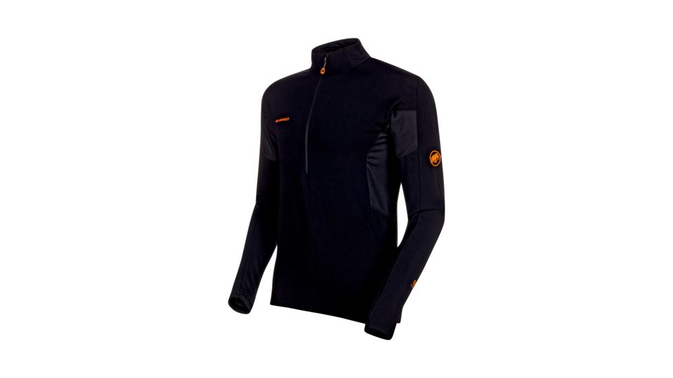 SHED, Mammut Moench Advanced Half Zip Longsleeve - Mens, Black, Medium, 1016-00540-0001-114-DEMO