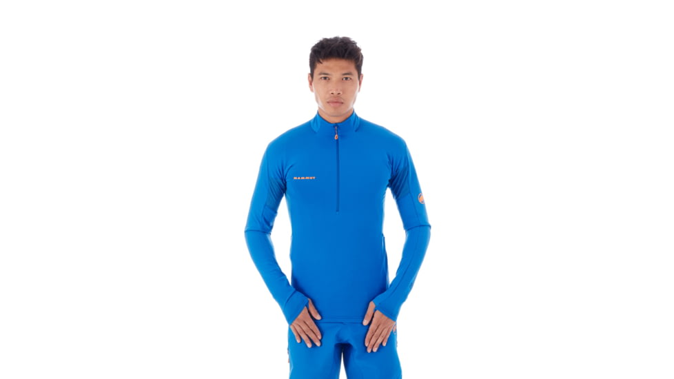 SHED, Mammut Moench Advanced Half Zip Longsleeve - Mens, Ice, Medium, 1016-00540-5072-114-DEMO