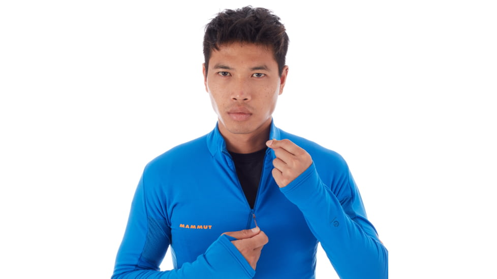 SHED, Mammut Moench Advanced Half Zip Longsleeve - Mens, Ice, Medium, 1016-00540-5072-114-DEMO