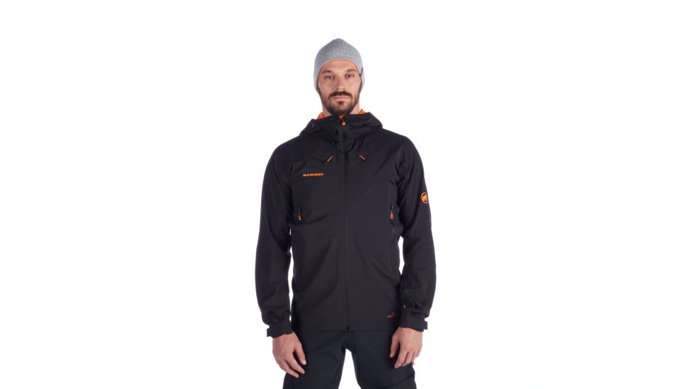 SHED, Mammut Ultimate Eisfeld SO Hooded Jacket - Mens, Black, Medium, 1010-24720-0001-114-DEMO