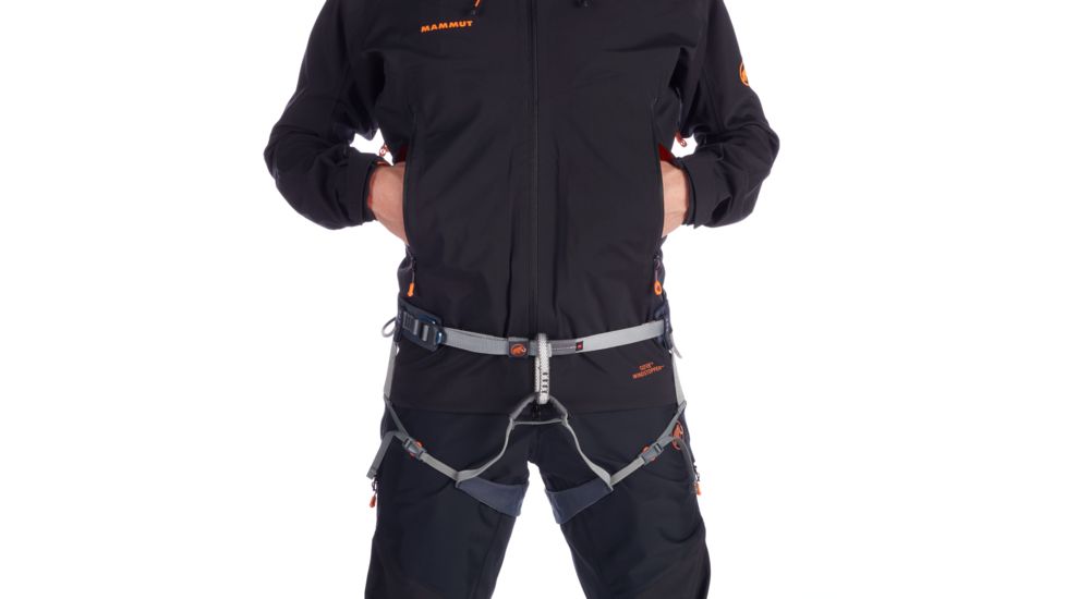 SHED, Mammut Ultimate Eisfeld SO Hooded Jacket - Mens, Black, Medium, 1010-24720-0001-114-DEMO