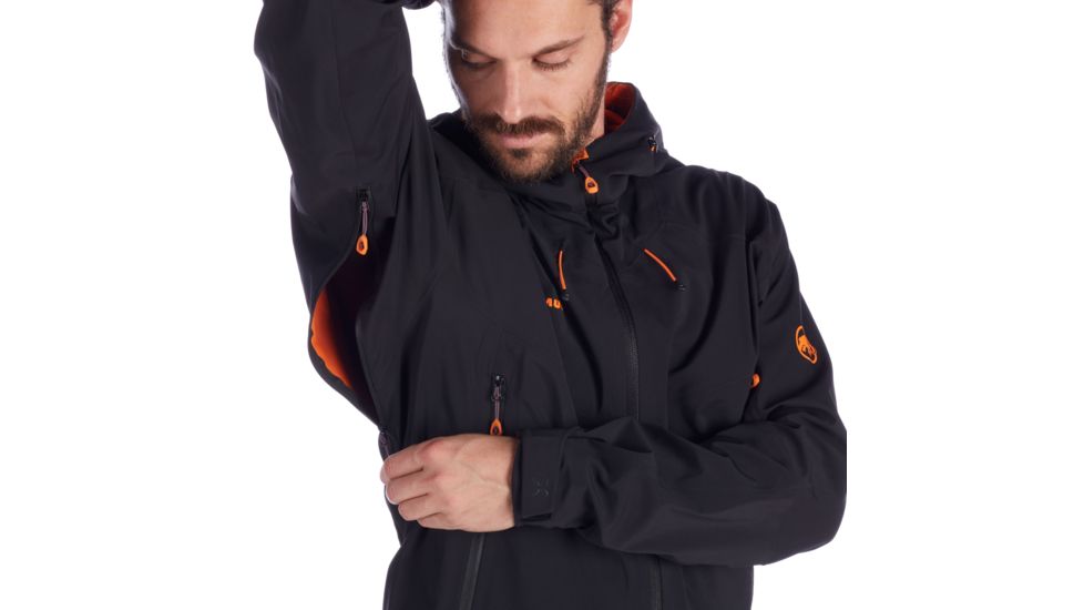 SHED, Mammut Ultimate Eisfeld SO Hooded Jacket - Mens, Black, Medium, 1010-24720-0001-114-DEMO