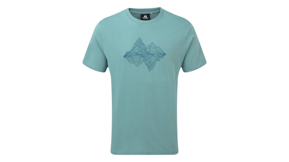Shed, Mountain Equipment Wireframe Tee - Mens, Goblin Blue, Large, ME-004025-1500-L-DEMO