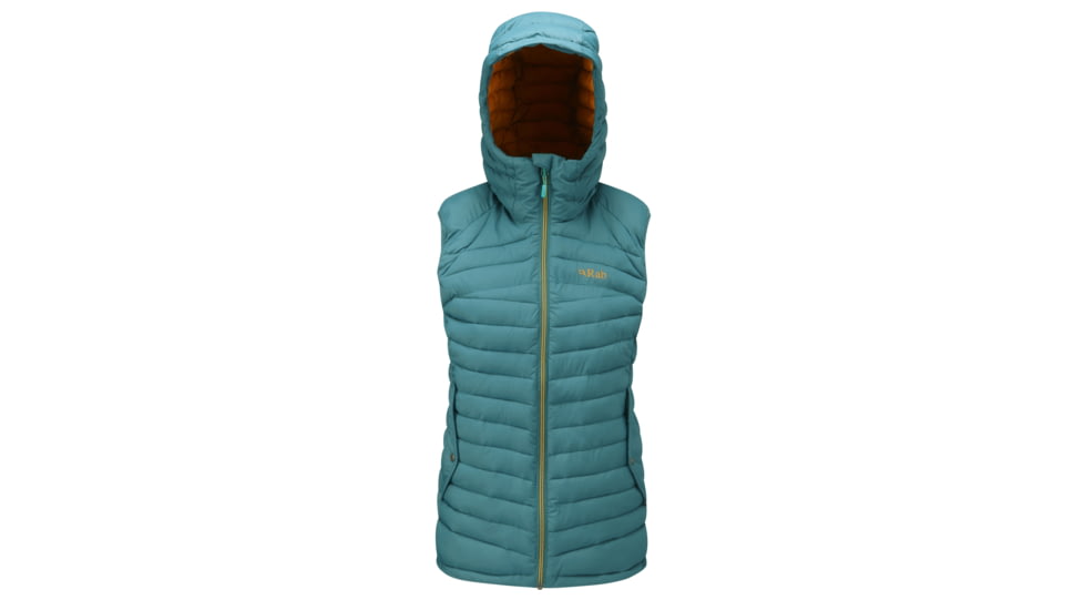 Shed, Rab Womens Synergy Vest, Dark Jade, 12, QIO-04-DJ-12-DEMO