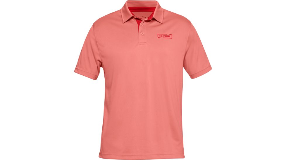 SHED, Under Armour Dockside Fish Tech Polo - Mens, Coho, Large, 1321578-811-L