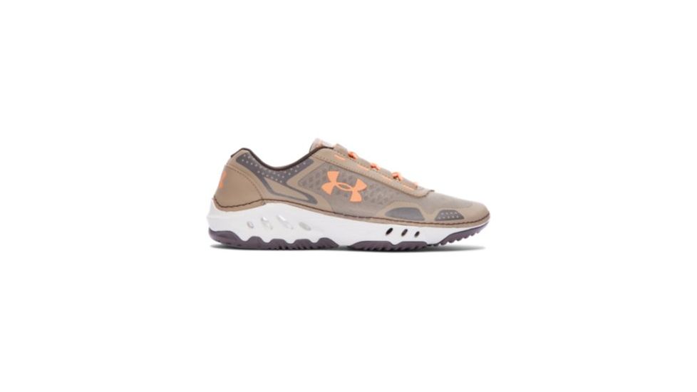 SHED, Under Armour Drainster Water Shoes - Womens, Canvas/Ivory, 7 US, 1268869-254-8